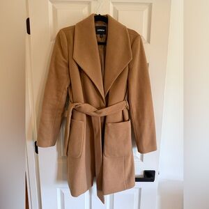Express camel peacoat
